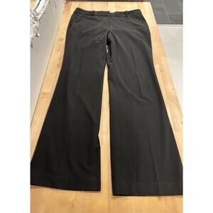sz 14T Ann Taylor Black Dress Flare Bootcut Classic Pants EUC RN#77379